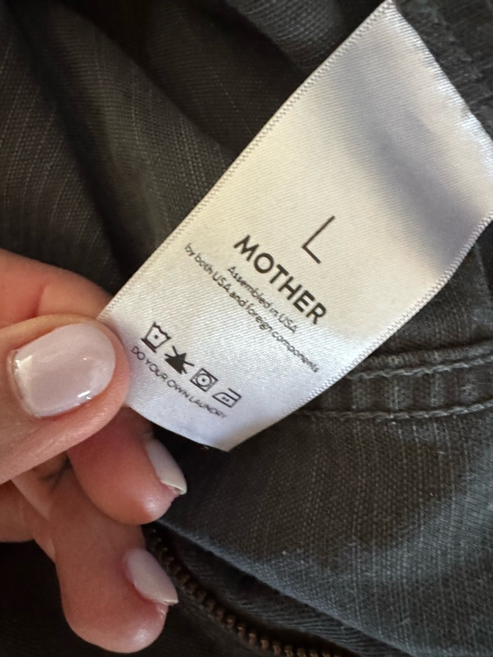 MOTHER Gray Jumpsuit Size Large - Picture 5 of 12